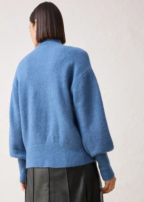 Vlněný svetr s alpakou, bonprix