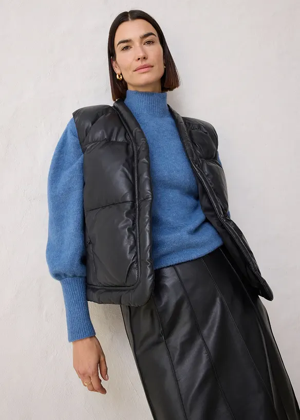 Vlněný svetr s alpakou, bonprix