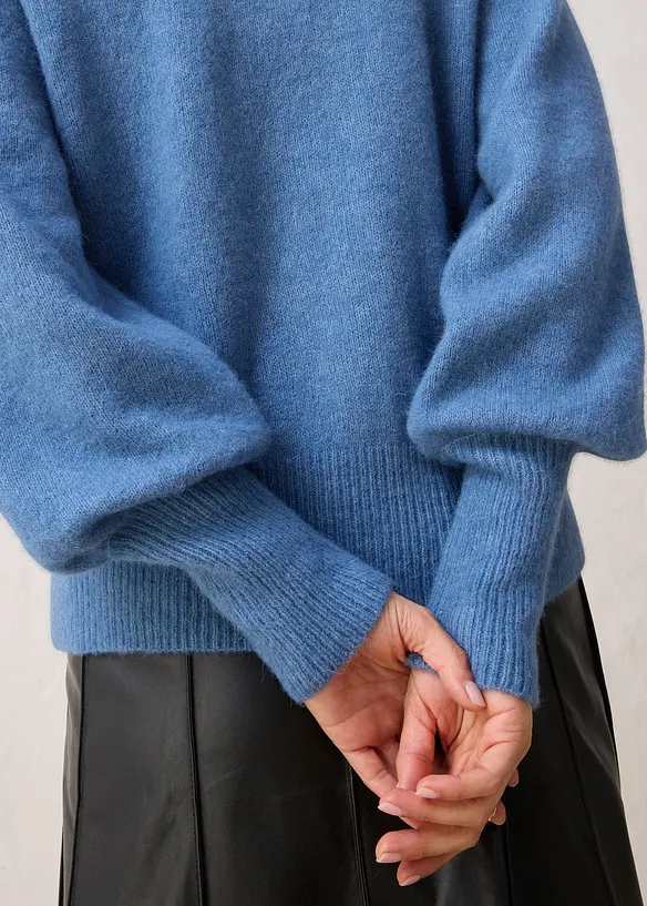 Vlněný svetr s alpakou, bonprix