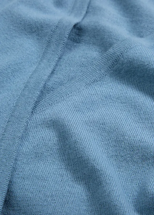 Pleten&yacute; zavinovac&iacute; kab&aacute;tek s vlnou merino, bonprix