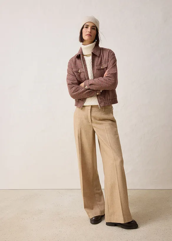 Rolákový svetr s vlnou merino, bonprix