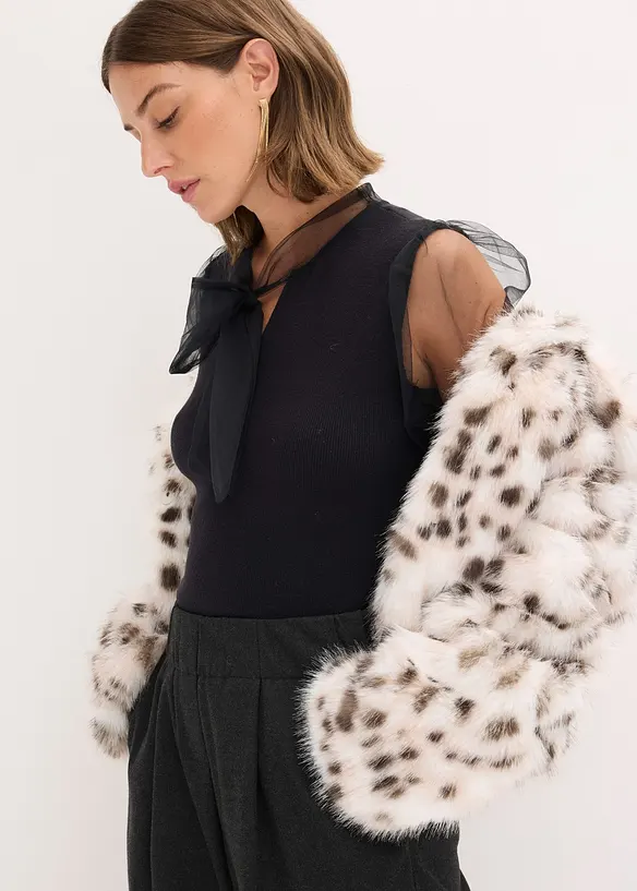 Bunda z umělé kožešiny, bonprix