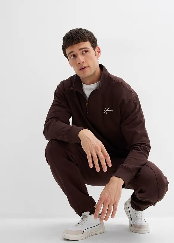 Joggingová souprava z čisté bavlny (2dílná), střih Loose Fit, bonprix