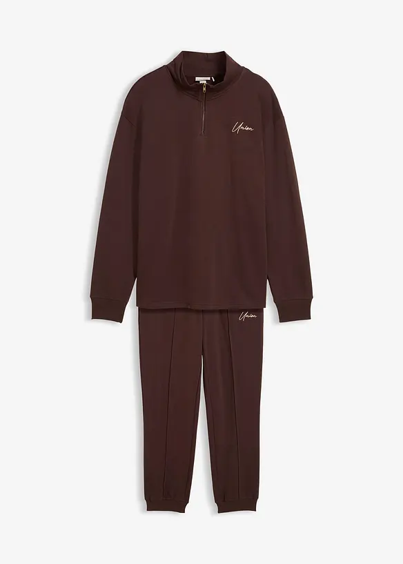 Joggingová souprava z čisté bavlny (2dílná), střih Loose Fit, bonprix