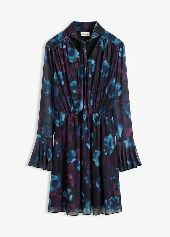 Šaty z jemné síťoviny, bonprix