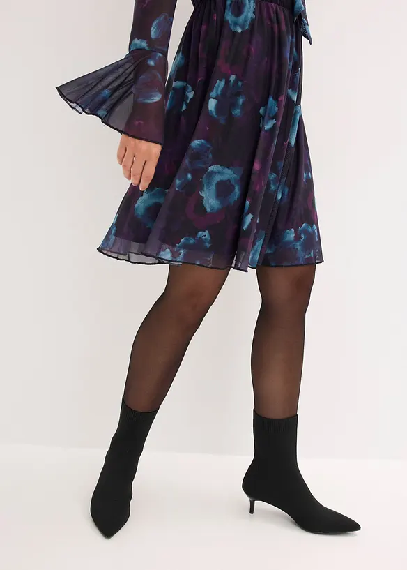 Šaty z jemné síťoviny, bonprix