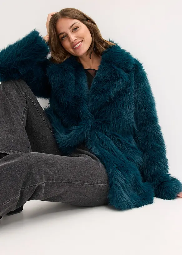 Bunda z umělé kožešiny, bonprix