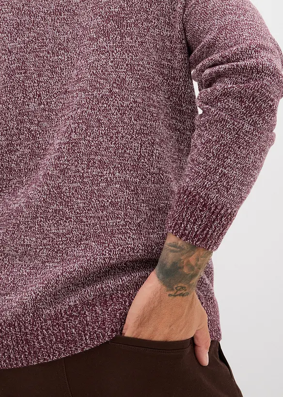 Svetr s rolákovým límcem, s čistou bavlnou, bonprix