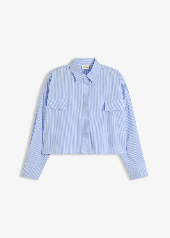 Oversize halenka z bavlněné směsi, bonprix