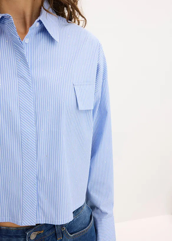 Oversize halenka z bavlněné směsi, bonprix