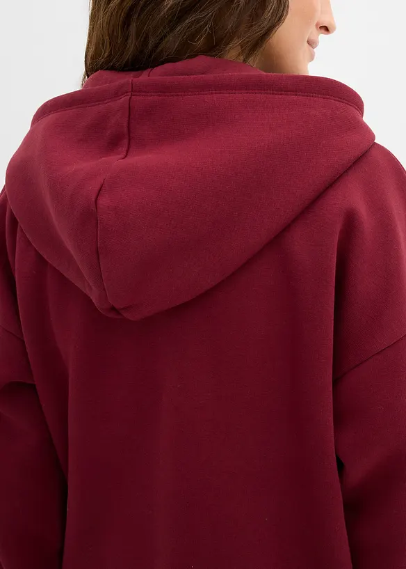 Oversize mikina na zapínání, bonprix