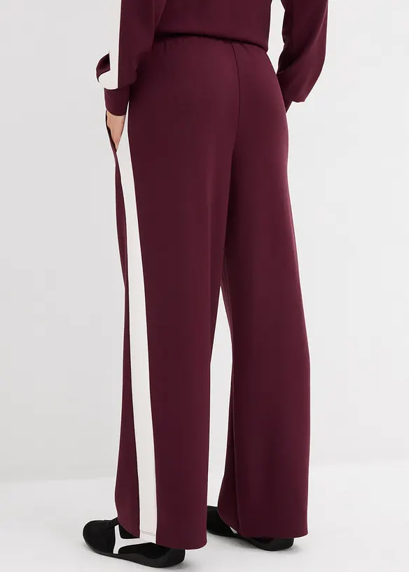 Teplákové kalhoty z interlockového materiálu, bonprix