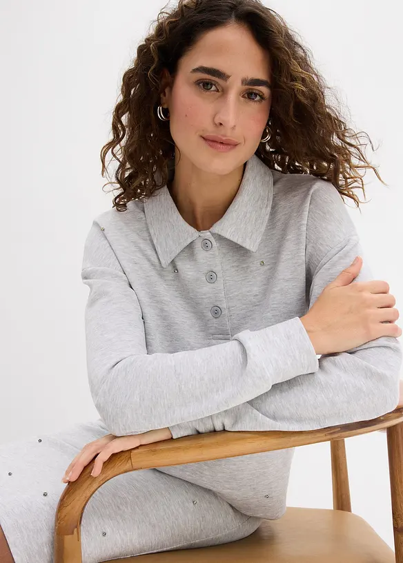 Mikina s nýtky, bonprix