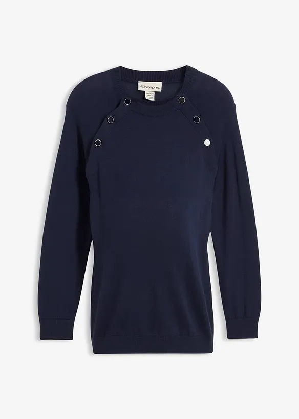 Těhotenský a kojicí svetr 2 v 1, z čisté bavlny, bonprix