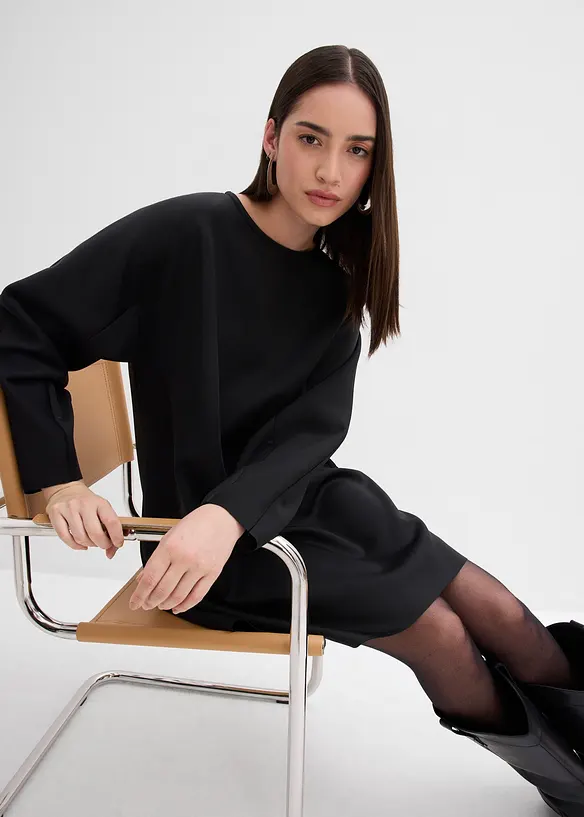 Žerzejové šaty z materiálu scuba, bonprix