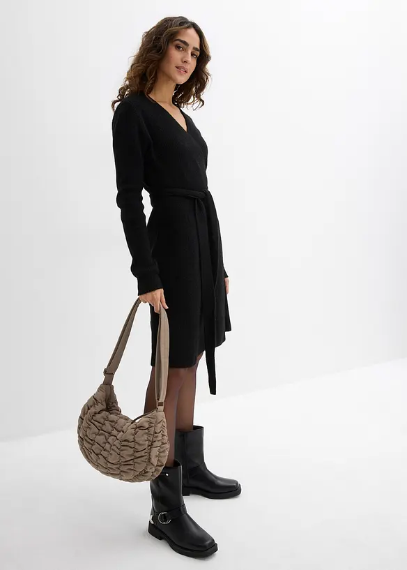 Zavinovací šaty z pleteniny, na období těhotenství i po něm, bonprix