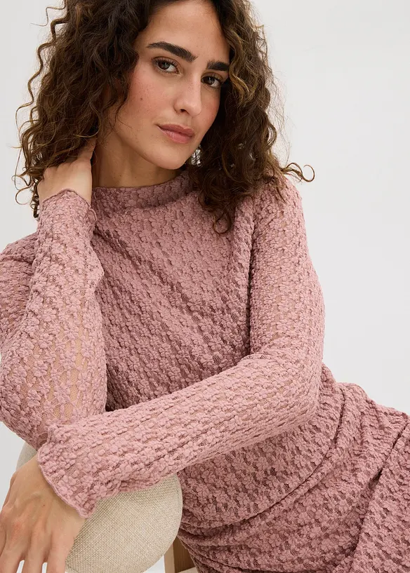 Krajkov&eacute; &scaron;aty s asymetrick&yacute;m spodn&iacute;m okrajem, bonprix