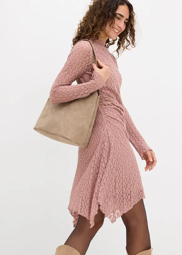 Krajkov&eacute; &scaron;aty s asymetrick&yacute;m spodn&iacute;m okrajem, bonprix