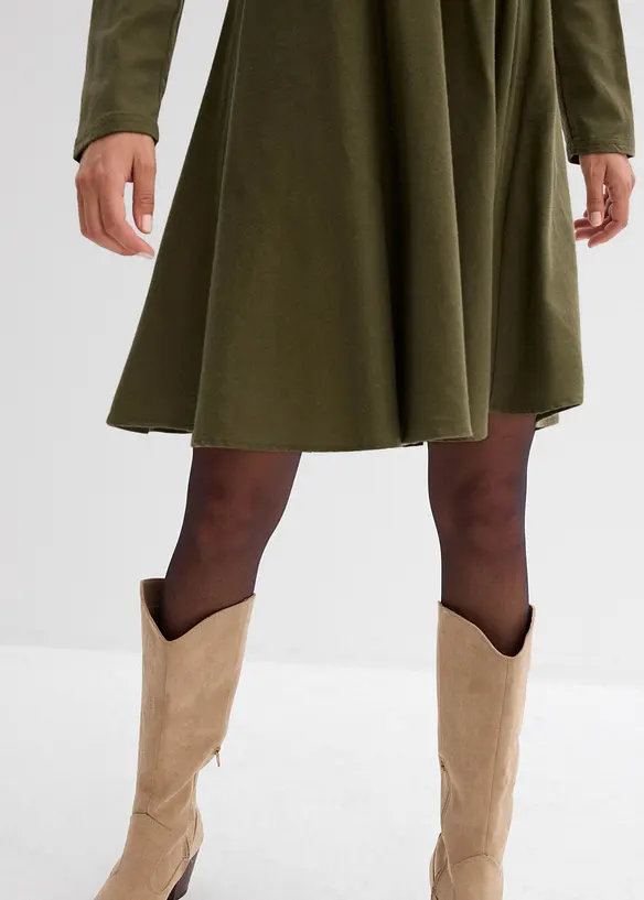 Flanelové šaty z čisté bavlny, bonprix