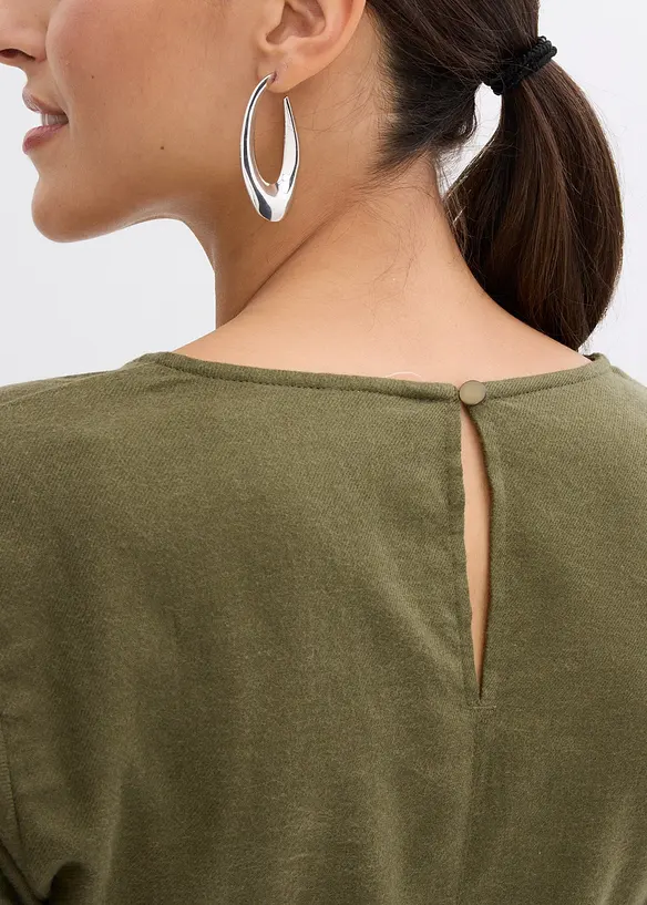 Flanelové šaty z čisté bavlny, bonprix