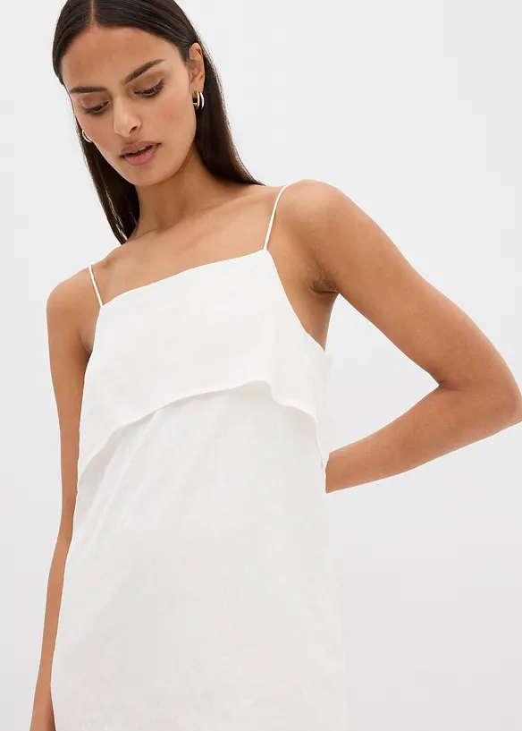 Minišaty s krásnou pajetkovou výšivkou, bonprix