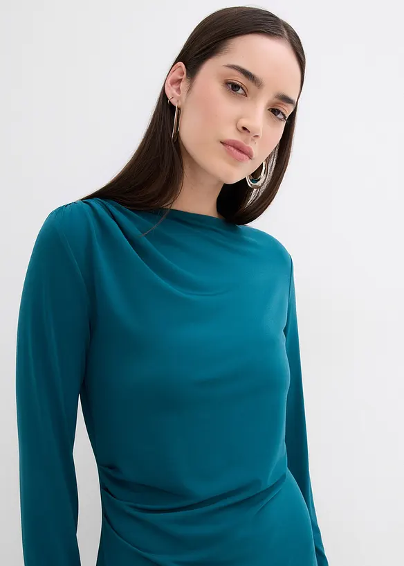 Šaty s lodičkovým výstřihem, bonprix