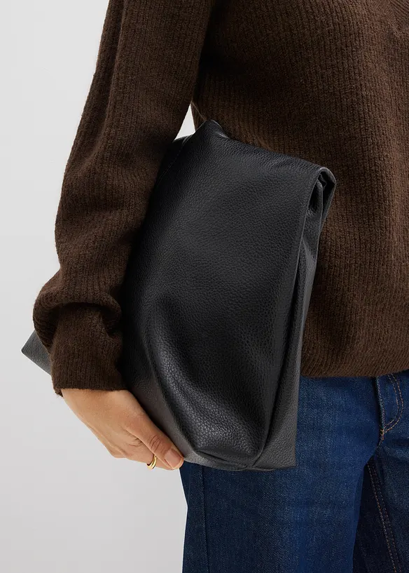 Pletený svetr s výstřihem do V, bonprix