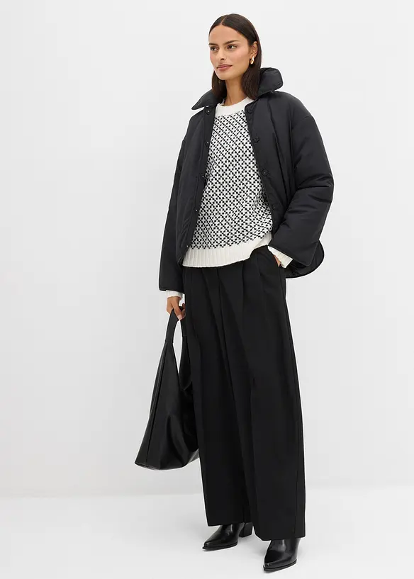 Svetr ze silnější pleteniny s podílem vlny, bonprix