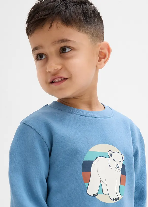 Mikina z čisté organické bavlny, bonprix