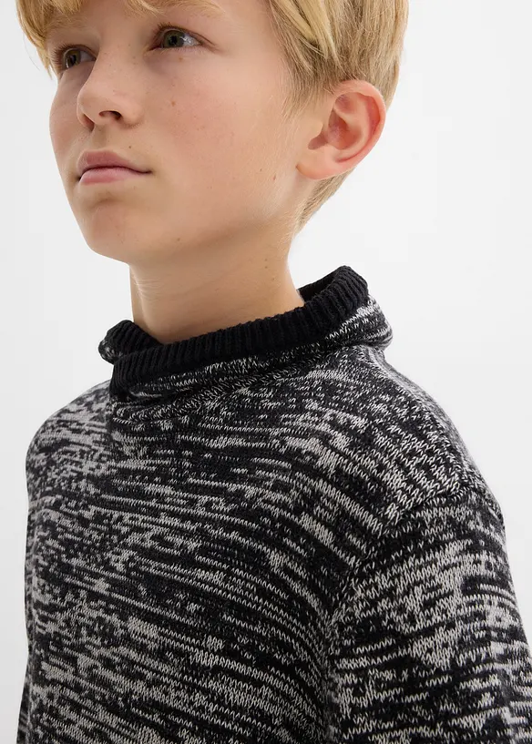 Svetr s šálovým límcem, bonprix