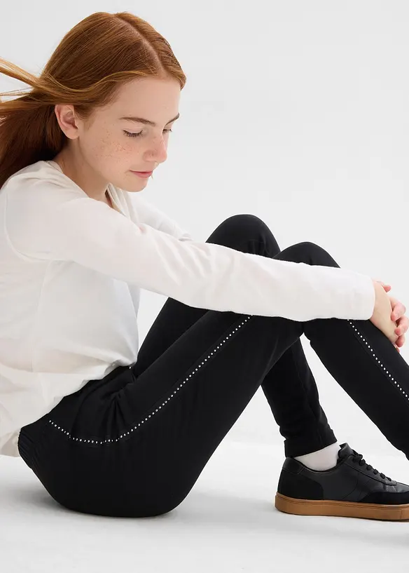 Termo legíny s nýtky, bonprix