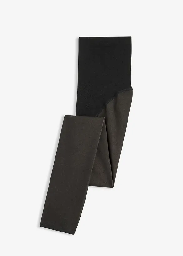 Hřejivé průsvitné legíny s regulací bříška a push-up efektem, 50 DEN, bonprix