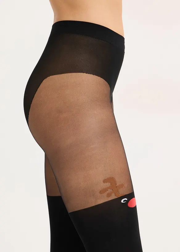 Punčochové kalhoty s vánočním motivem, bonprix