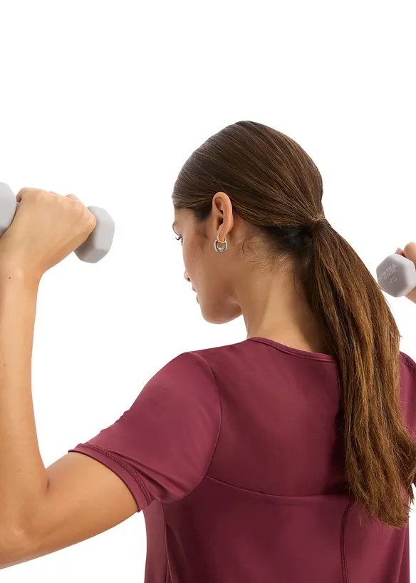 Velmi měkké funkční tričko se síťovanou vsadkou, rychleschnoucí, bonprix