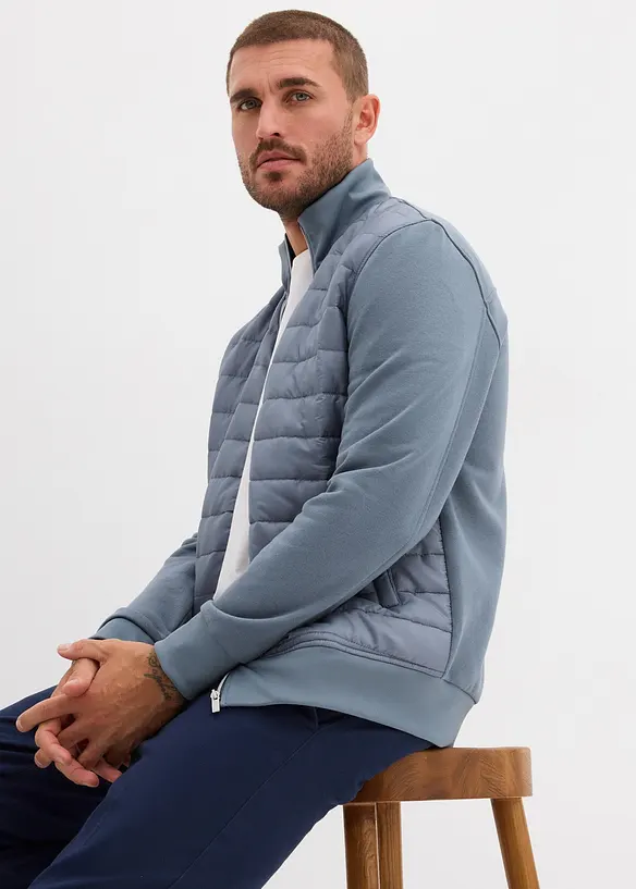 Mikina na zapínání, z různých materiálů, bonprix