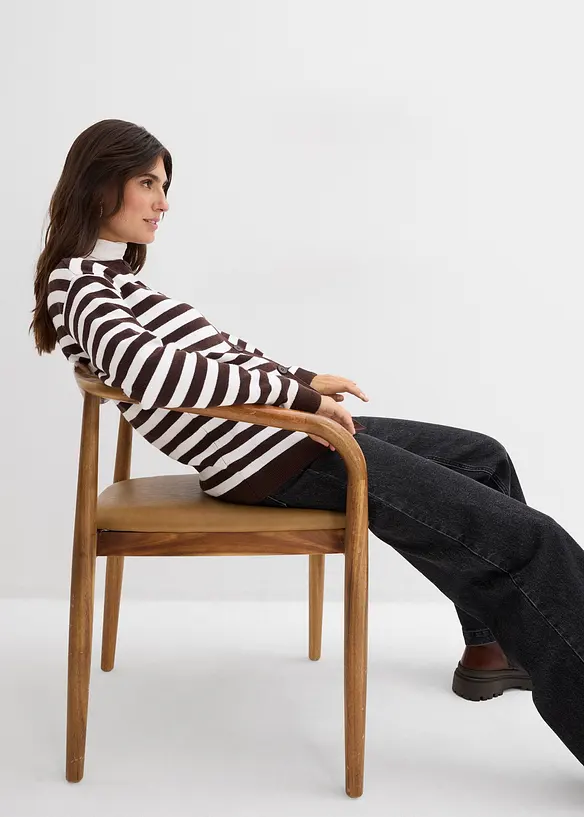 Kabátek z jemné pleteniny, kulatý výstřih, bonprix