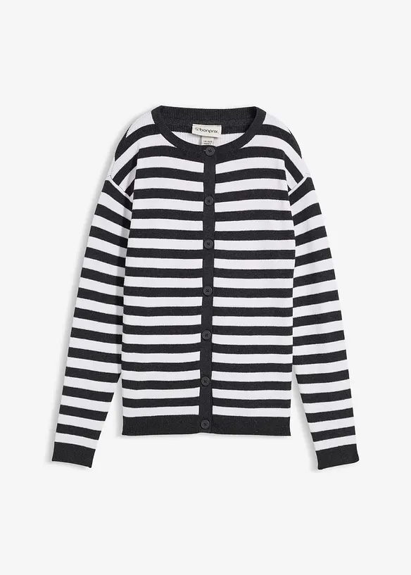 Kab&aacute;tek z jemn&eacute; pleteniny, kulat&yacute; v&yacute;střih, bonprix