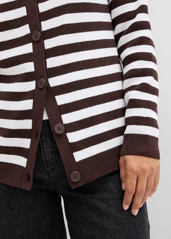 Kabátek z jemné pleteniny, kulatý výstřih, bonprix