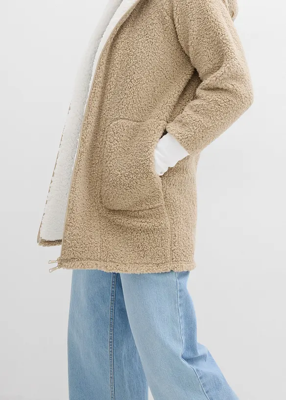 Bunda z plyšového flísu, bonprix