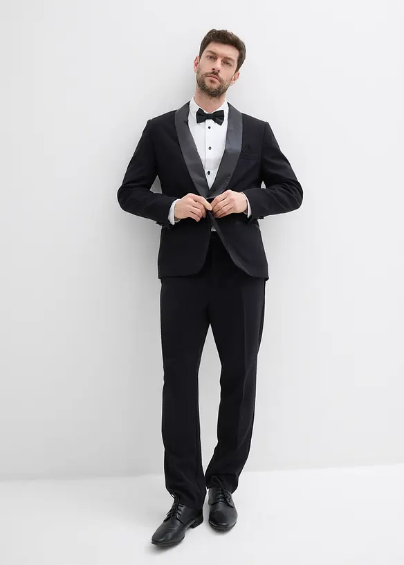 Košile a motýlek (2dílná souprava) z čisté organické bavlny, bonprix