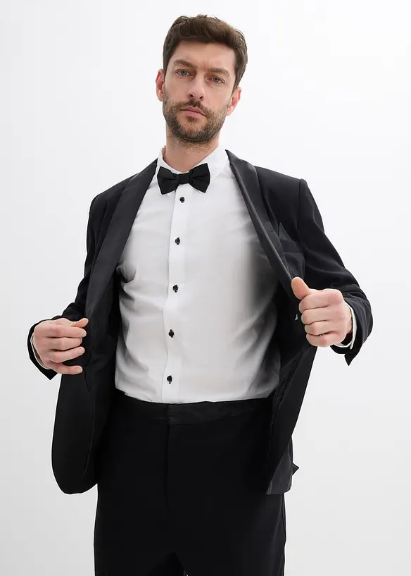 Košile a motýlek (2dílná souprava) z čisté organické bavlny, bonprix