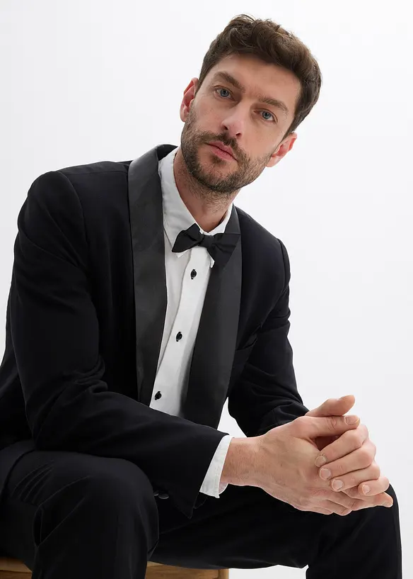 Smokingové sako s podílem streče, Slim Fit, bonprix