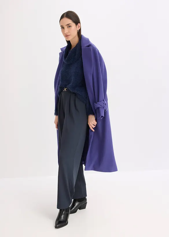 Rolákový svetr z měkké peříčkové příze, bonprix