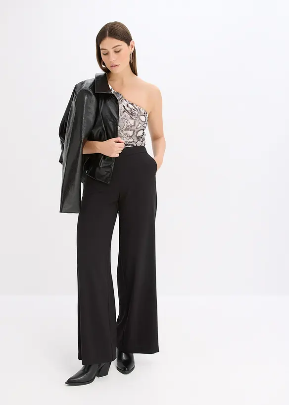 Asymetrický top s prostřihem, bonprix