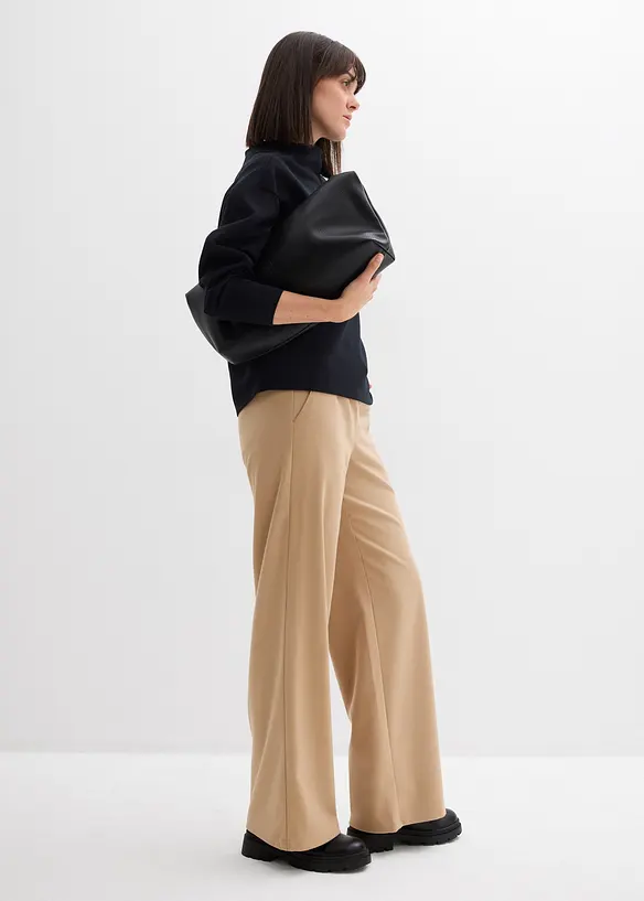 Oversize mikina z měkk&eacute;ho materi&aacute;lu scuba, bonprix