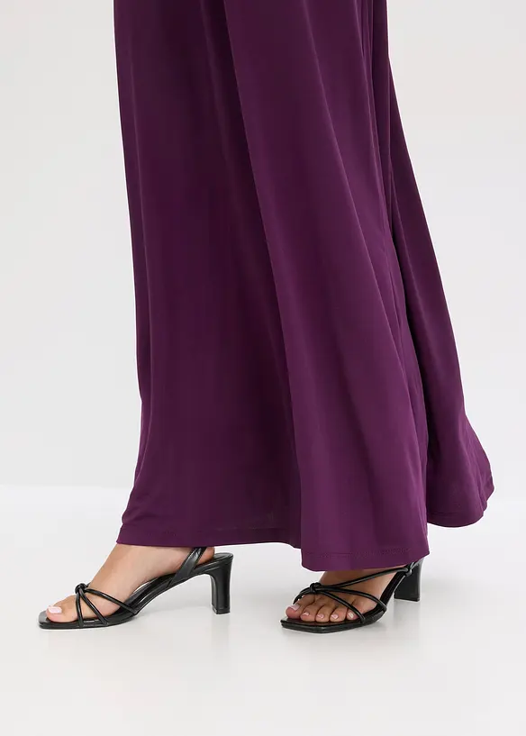 Dlouhé šaty s pajetkovou výšivkou, bonprix