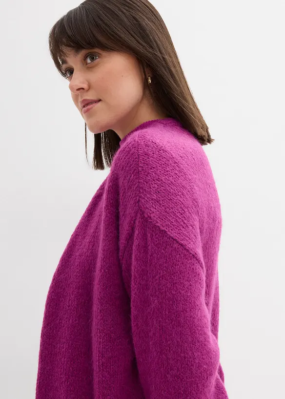 Oversize kab&aacute;tek ze silněj&scaron;&iacute; pleteniny, bonprix