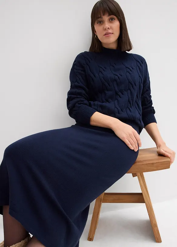 Oversize svetr z měkké viskózové směsi, bonprix