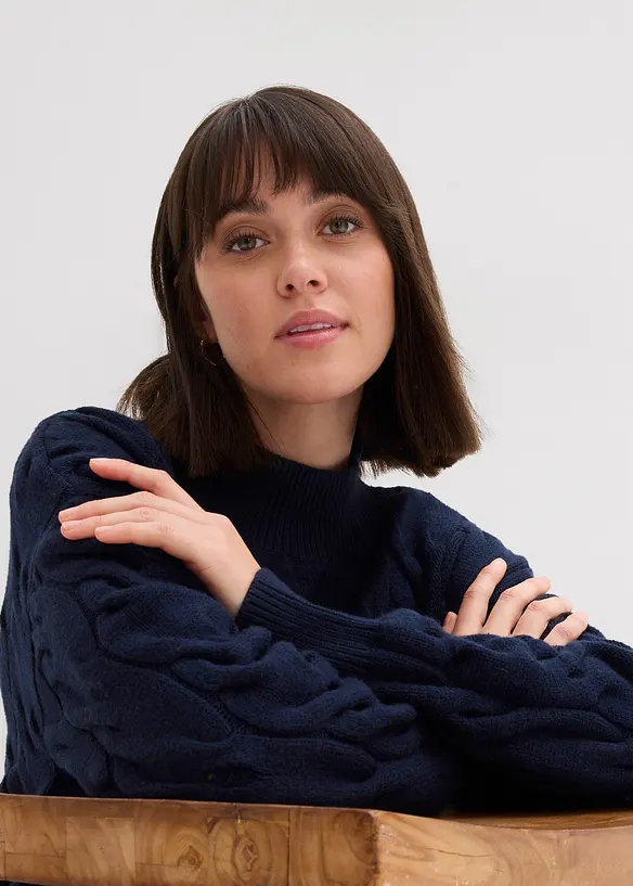 Oversize svetr z měkké viskózové směsi, bonprix