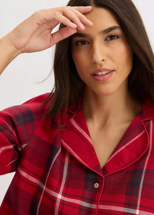 Tkané flanelové pyžamo, bonprix